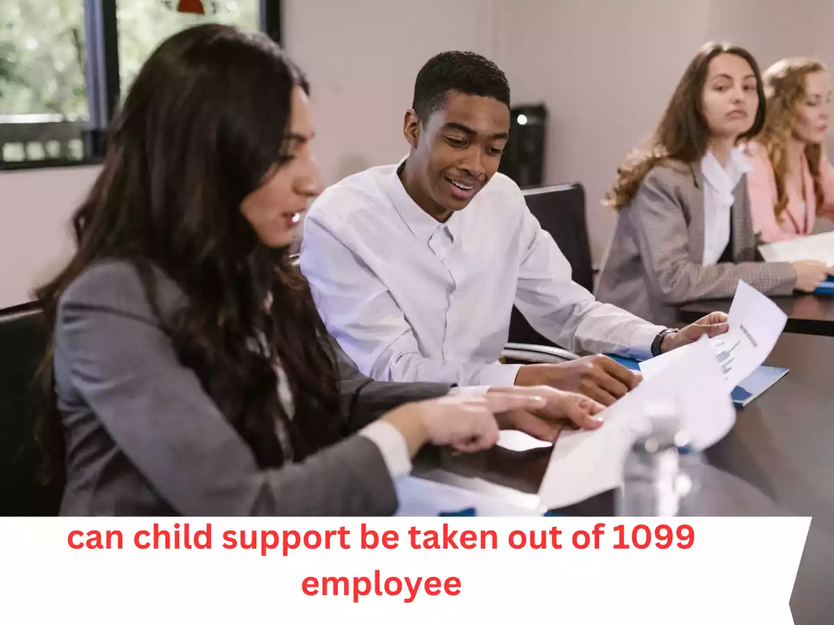 can child support be taken out of 1099 employee