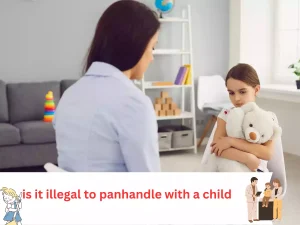 is it illegal to panhandle with a child