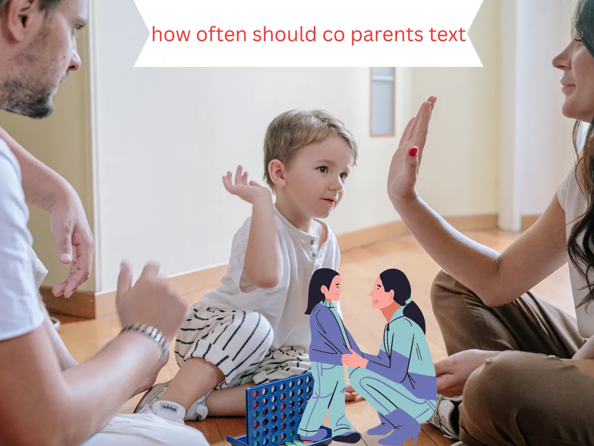 how often should co parents text