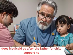 does medicaid go after the father for child support nc